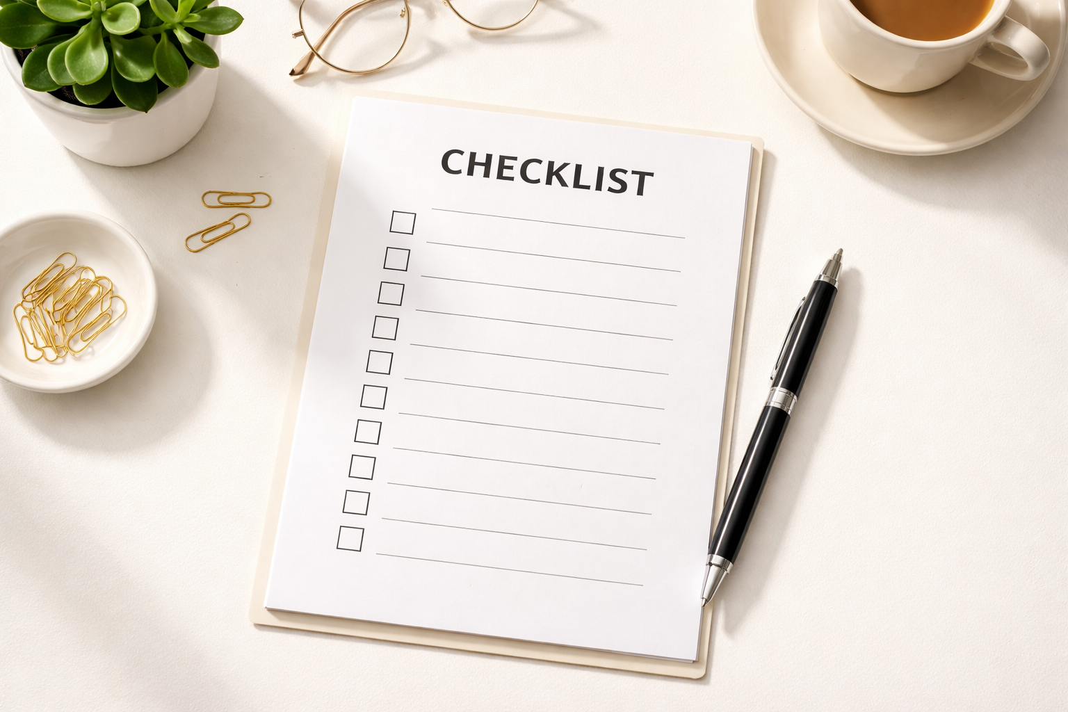 Düğün görev listesini kontrol eden çift